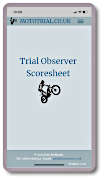 Trial Observer Scoresheet